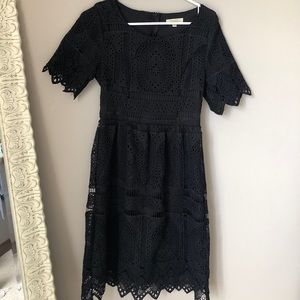 Roolee Black Lace Dress